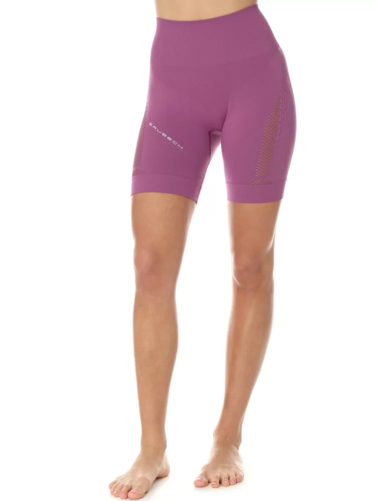 BRUBECK GYM Női rövid alakformáló fitnesz nadrág – Pink